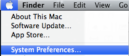 System preferences tab.