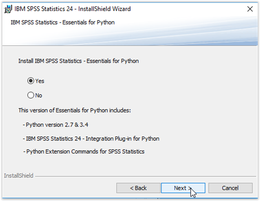 Essentials for Python window