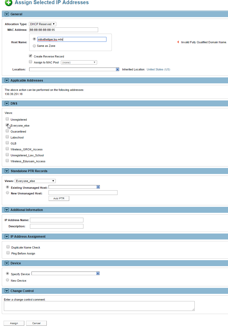 Fill out the necessary fields 